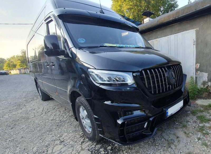 Купити Передній бампер з решіткою V2 (AMG) для Mercedes Sprinter W907/W910 2018- рр