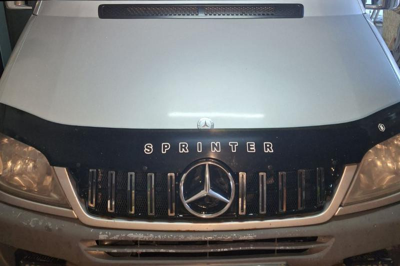 Купити Передня решітка GT Panamericana Chrome Eco (CDI, 2002-2006 рр.) для Mercedes Sprinter W901/902/903/904/905 рр