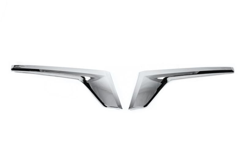 Купить Накладки ресницы на фары Китай (2016-2021) для Toyota Land Cruiser 200