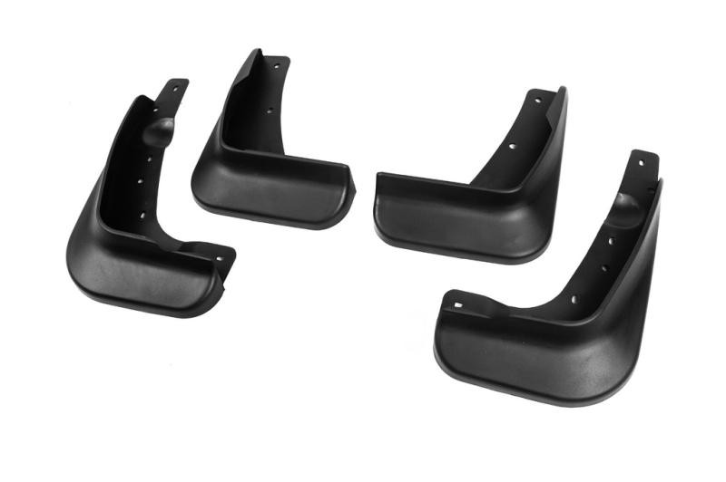 Купить Брызговики Premium (С боковой юбкой) (4 шт) для Mitsubishi Lancer X 2008- гг