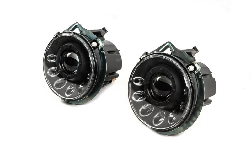 Купить Передние фары Мanor Black LED (2006-2017) для Mercedes G сlass W463