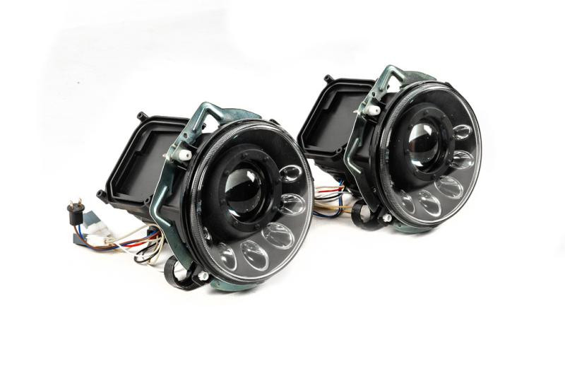 Купить Передние фары Мanor Black LED (2006-2017) для Mercedes G сlass W463