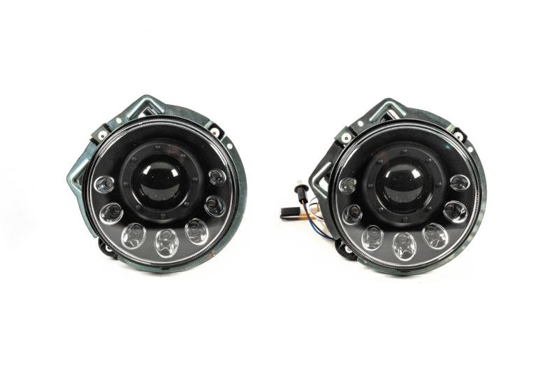 Купить Передние фары Мanor Black LED (2006-2017) для Mercedes G сlass W463