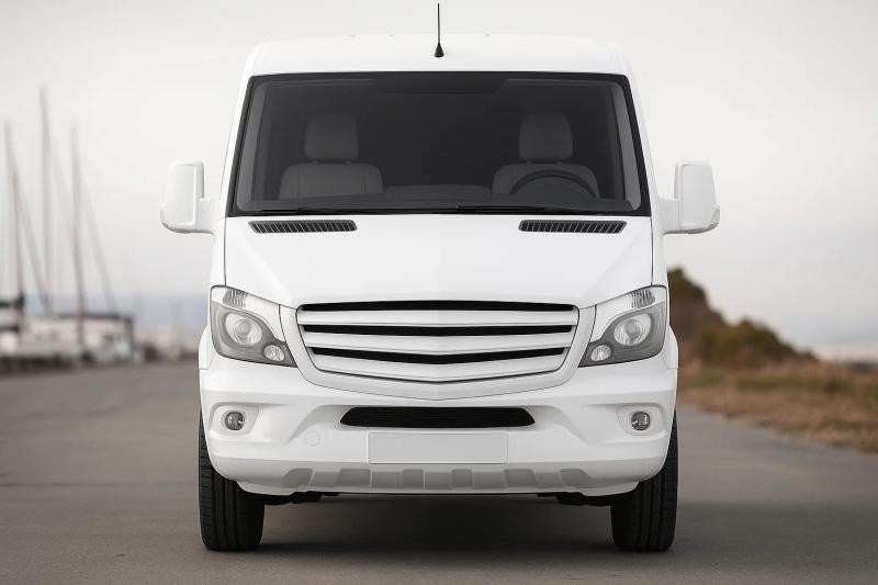 Купити Решітка Exclusive 2013-2018 рр. (під фарбування) для Mercedes Sprinter W906 рр