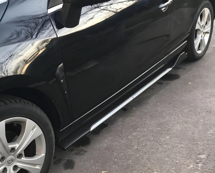 Купить Универсальные накладки на боковые пороги Niken Grey (ABS) (4шт)