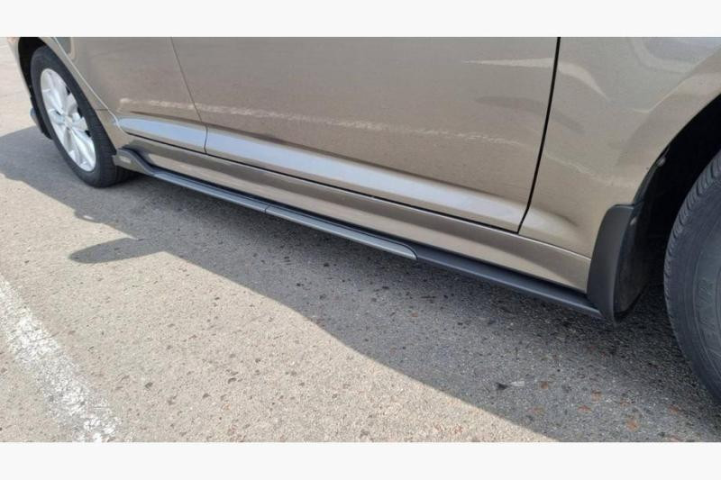 Купить Универсальные накладки на боковые пороги Niken Grey (ABS) (4шт)