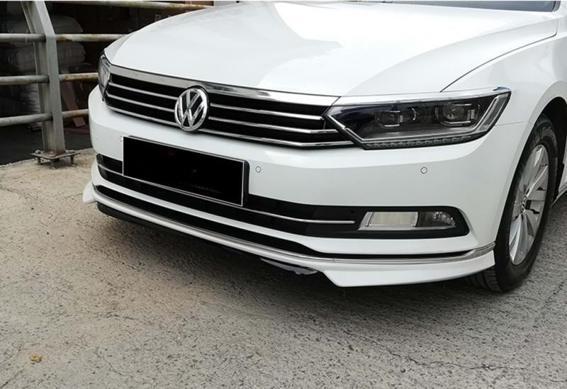 Купить Накладка на передний бампер DPT Lip (2015-2019, под покраску) для Volkswagen Passat B8