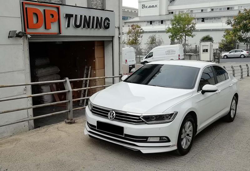 Купить Накладка на передний бампер DPT Lip (2015-2019, под покраску) для Volkswagen Passat B8