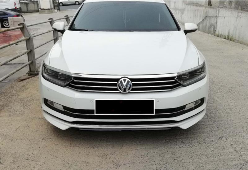 Купить Накладка на передний бампер DPT Lip (2015-2019, под покраску) для Volkswagen Passat B8