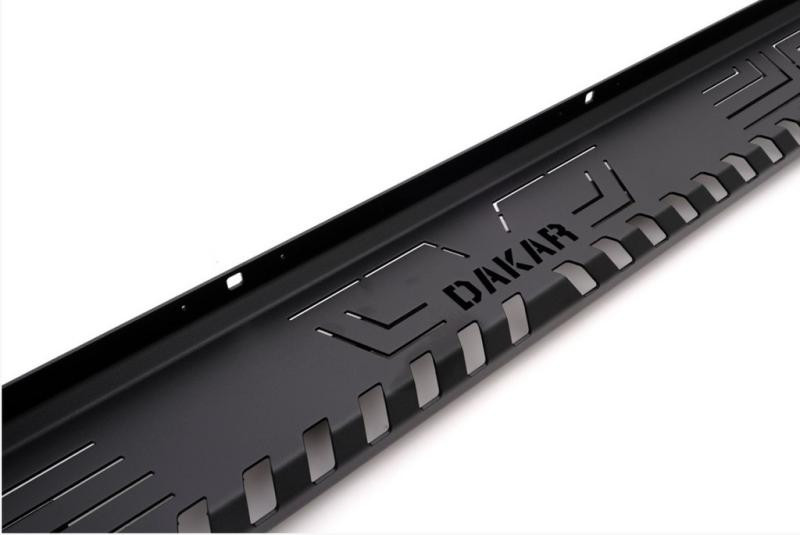 Купити Бокові пороги Dakar V1 без LED (2019-2025 , 2 шт, метал) для Mitsubishi L200 рр