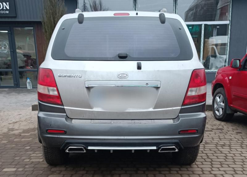 Купити Універсальний задній дифузор DPT V-2 (ABS) (чорний глянець)