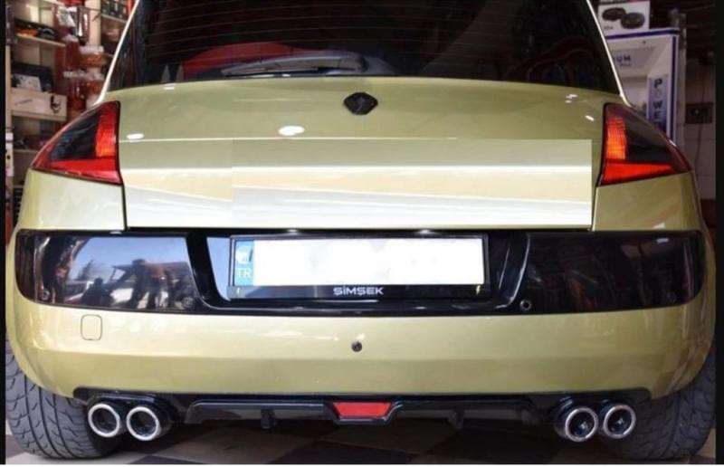 Купити Універсальний задній дифузор DPT V-7 (ABS) (чорний глянець)