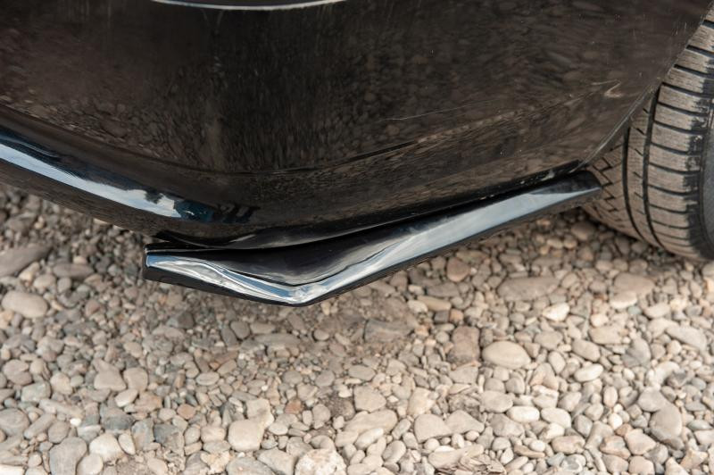 Купити Flap накладка на задній бампер DPT (ABS) (2шт) (чорний глянець) для Volkswagen Caddy 2010-2015 рр