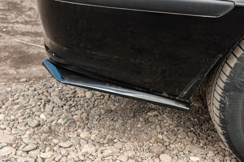 Купити Flap накладка на задній бампер DPT (ABS) (2шт) (чорний глянець) для Volkswagen Caddy 2010-2015 рр