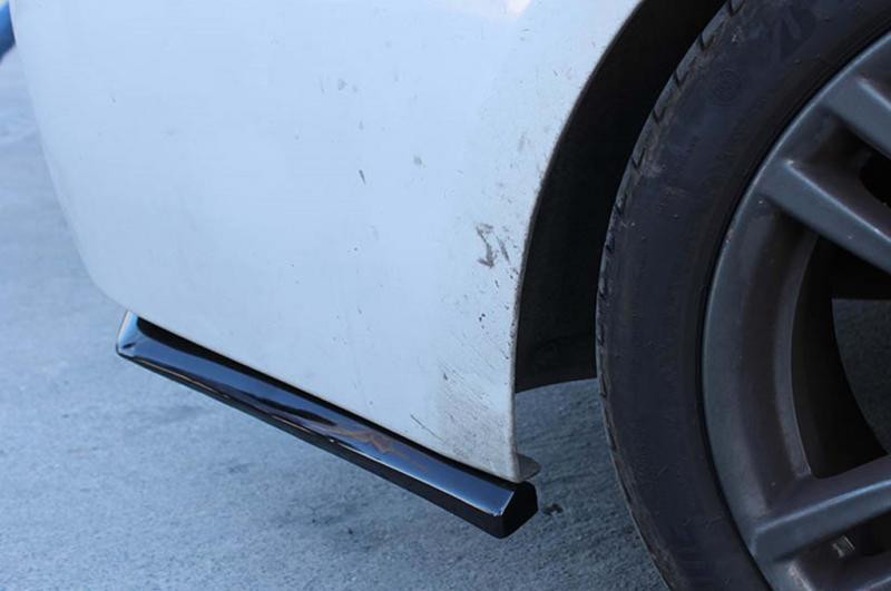 Купити Flap накладка на задній бампер DPT (ABS) (2шт) (чорний глянець) для Volkswagen Caddy 2010-2015 рр