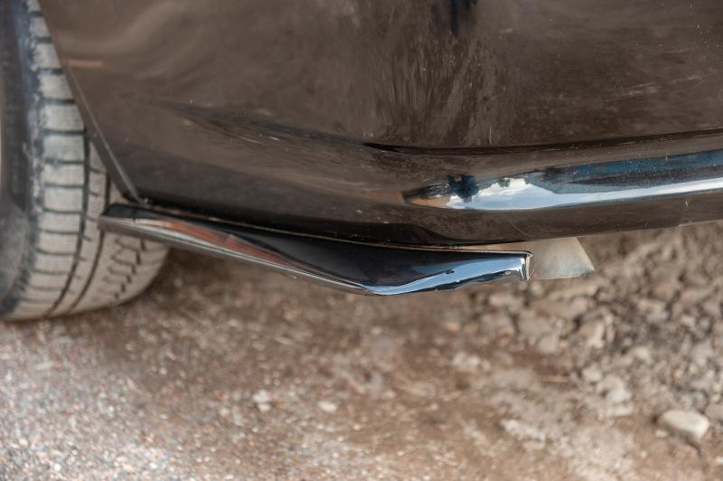 Купити Flap накладка на задній бампер DPT (ABS) (2шт) (чорний глянець) для Volkswagen Caddy 2010-2015 рр