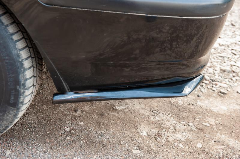 Купити Flap накладка на задній бампер DPT (ABS) (2шт) (чорний глянець) для Volkswagen Caddy 2010-2015 рр