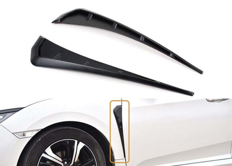 Купити Універсальні бокові зябра DPT V-1 (ABS) (2шт) (чорний глянець)