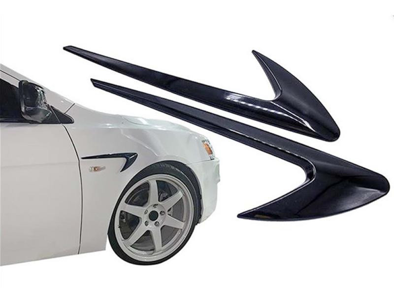 Купити Універсальні бокові зябра DPT V-4 (ABS) (2шт) (чорний глянець)