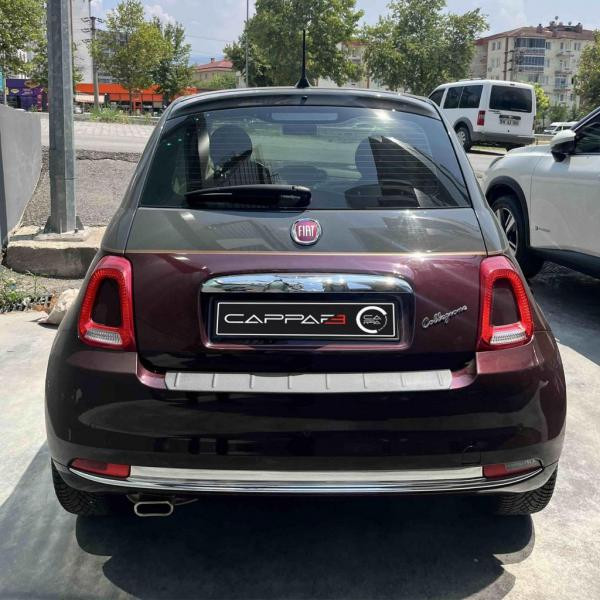 Купить Накладка на задний бампер EuroCap (ABS) для Fiat 500/500L