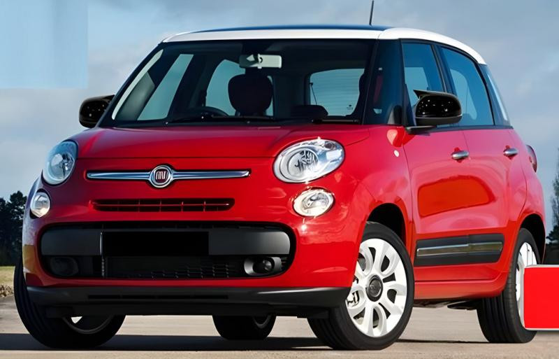 Купити Накладки на дзеркала BMW-Style (Для Fiat 500L, 2 шт) для Fiat 500/500L