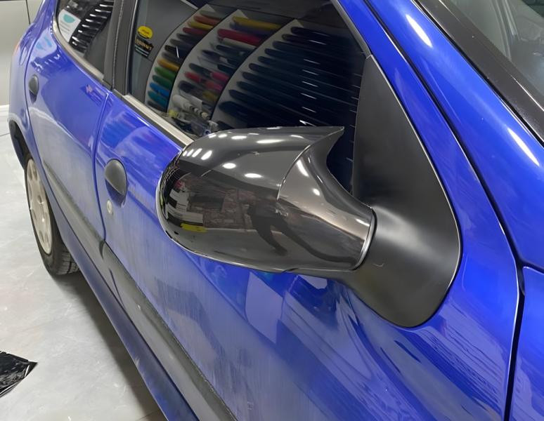 Купити Накладки на дзеркала BMW-Style (2 шт) для Peugeot 206