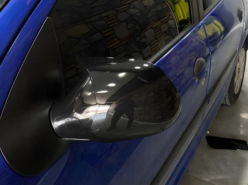 Купити Накладки на дзеркала BMW-Style (2 шт) для Peugeot 206