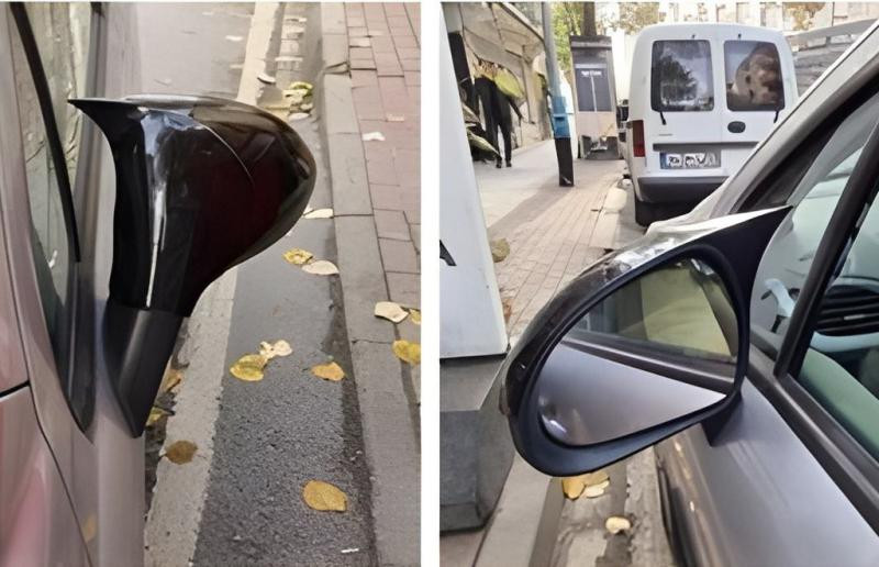 Купить Накладки на зеркала BMW-Style (2 шт) для Peugeot 308 2007-2013 гг