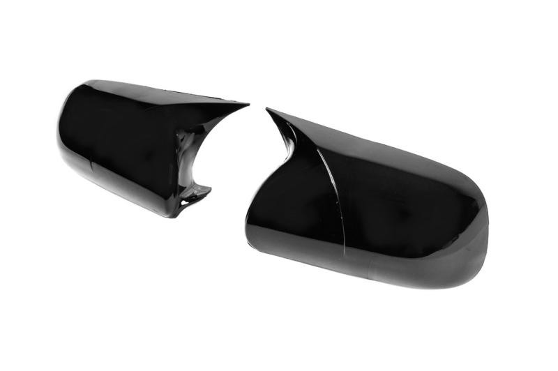 Купить Накладки на зеркала BMW-Style (без поворота, 2 шт) для Toyota Corolla 2007-2013 гг
