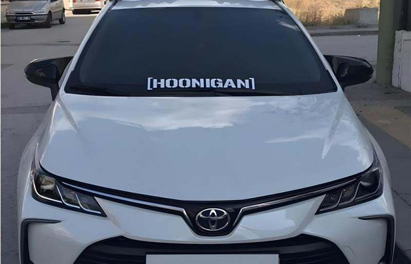 Купити Накладки на дзеркала BMW-Style (2 шт) для Toyota Corolla 2019- рр