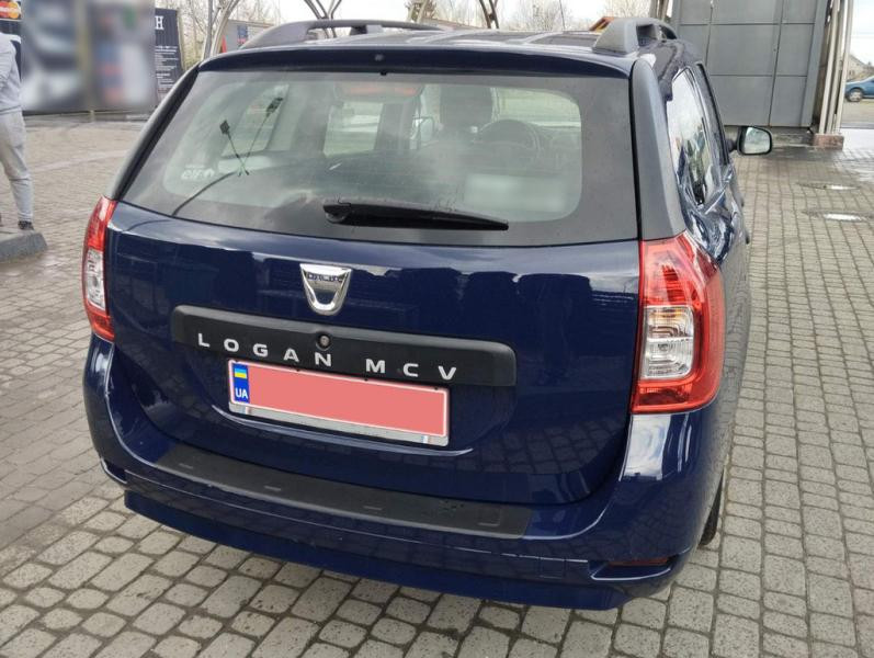 Купить Накладка на задний бампер (ABS, Esa) для Renault Logan MCV 2013-2022 гг