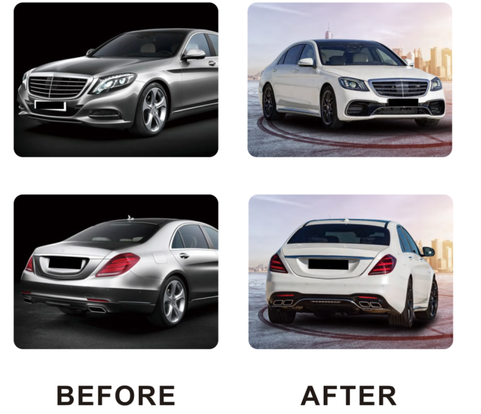 Купить Комплект рестайлинга S63 AMG-2018 для Mercedes S-сlass W222