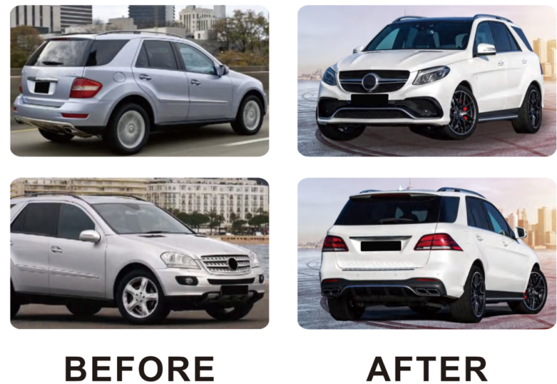 Купити Комплект рестайлінгу в GLE63 AMG для Mercedes ML W164