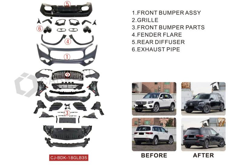 Купить Комплект обвесов AMG GLB35 для Mercedes GLB X247 2019- рр