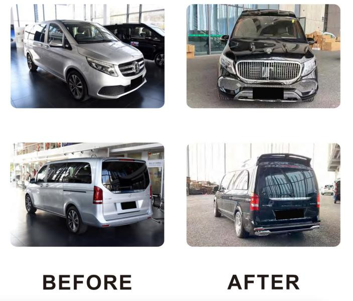 Купить Комплект обвеса (Maybach Type-GLS, с капотом) для Mercedes Vito/V-class W447 2014- гг