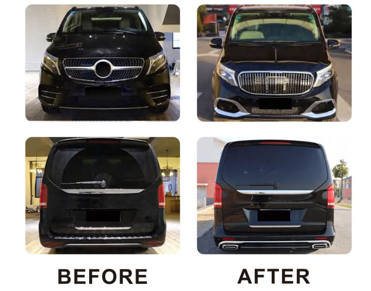 Купити Комплект обвісу (Maybach Type-X223, з капотом) для Mercedes Vito / V-class W447 2014- рр