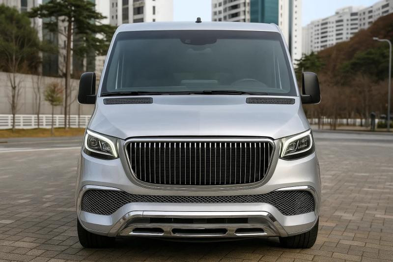 Купить Передний бампер с решеткой (Maybach) для Mercedes Sprinter W907/W910 2018- гг