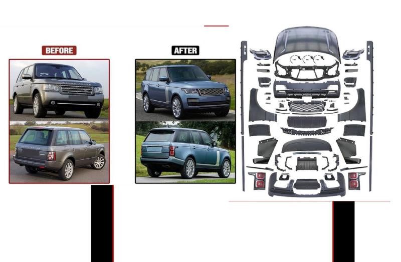 Купить Комплекта рестайлинга в 2020 год (без дверей) для Range Rover III L322 2002-2012 гг