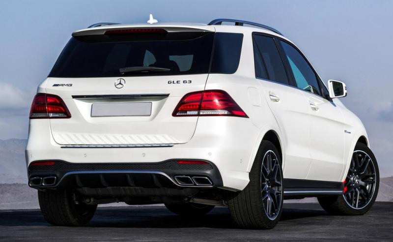 Купить Задний диффузор для GLE (дизайн GLE63) для Mercedes GLE/ML сlass W166