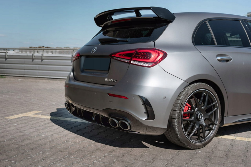 Купить Задний диффузор с насадками (Дизайн A45 HB) для Mercedes A-сlass W177 2018- гг