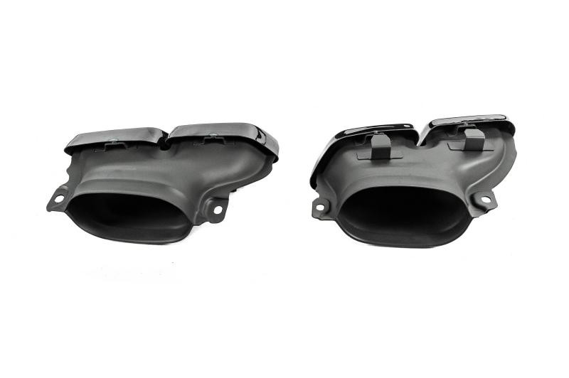 Купить Задний диффузор с насадками Black (для AMG/AMG-Line, Дизайн E63 2016-2020) для Mercedes E-сlass W213