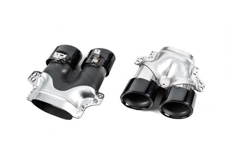 Купить Задний диффузор с насадками (Дизайн C43) для Mercedes C-сlass W205 2014-2021 гг