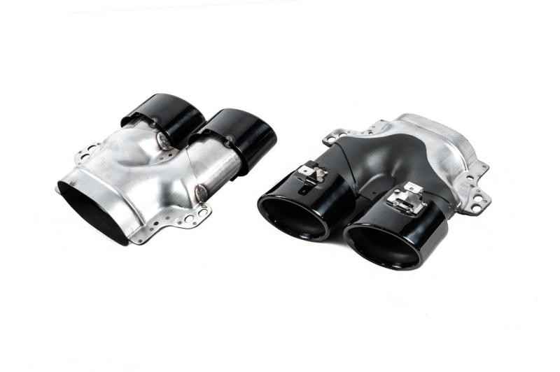 Купить Задний диффузор с насадками (для coupe дизайн AMG43) для Mercedes C-сlass W205 2014-2021 гг