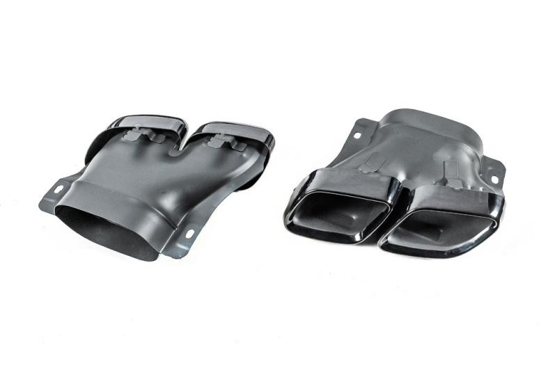 Купити Задній дифузор з насадками Black (Дизайн AMG63) для Mercedes GLC X253