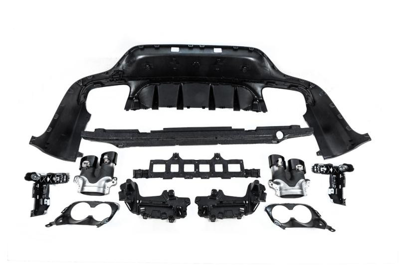 Купить Задний диффузор с насадками (Дизайн AMG43) для Mercedes GLC coupe C253