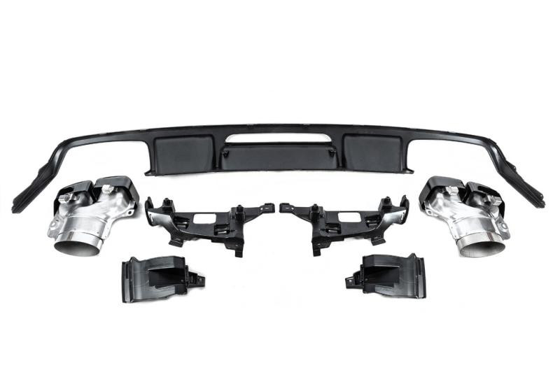 Купити Задній дифузор з насадками (2015-2018, Дизайн CLS63) для Mercedes CLS C218 рр