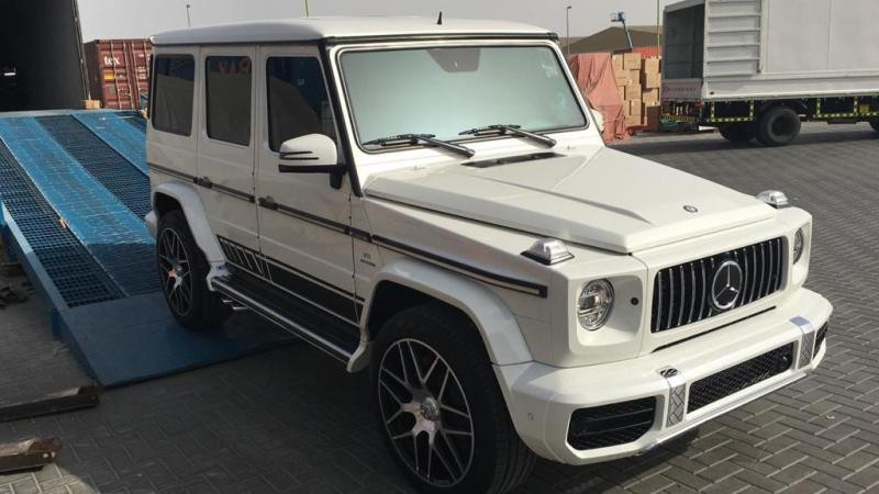 Купить Передний бампер в стиле AMG 2023 года (скорлупа) для Mercedes G сlass W463 1990-2018 гг