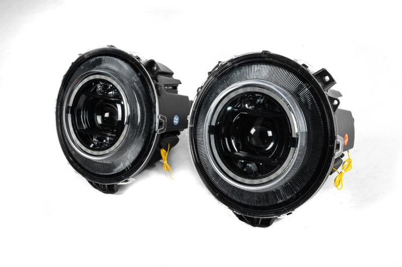 Купить Передние фары Дизайн-2023 Black (2006-2017) для Mercedes G сlass W463