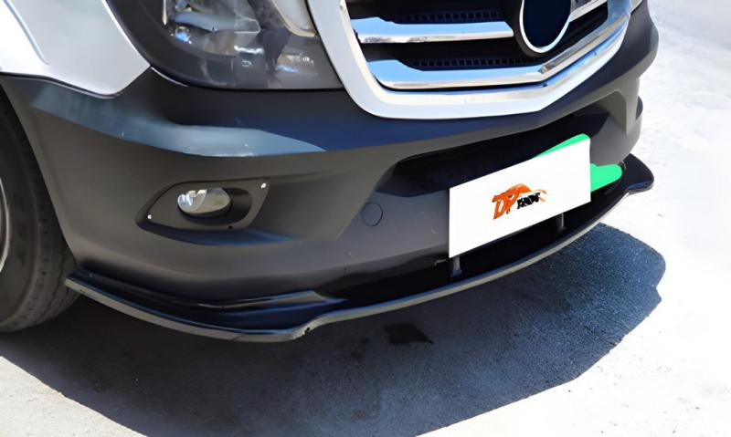 Купить Передняя Lip накладка DPT (черный глянец) для Mercedes Sprinter W906 2006-2018 гг