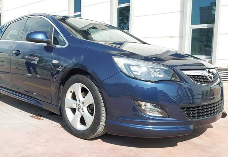 Купити Передня Lip накладка DPT V-2 (Під фарбування) для Opel Astra J 2009-2015 рр